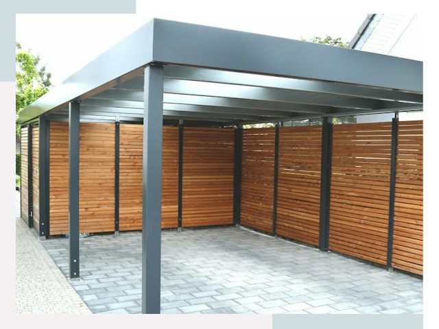 Навесы для парковки в Осинниках