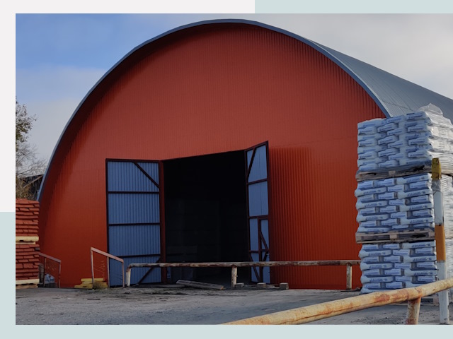 Полукруглые ангары по цене от 615 руб. в Осинники