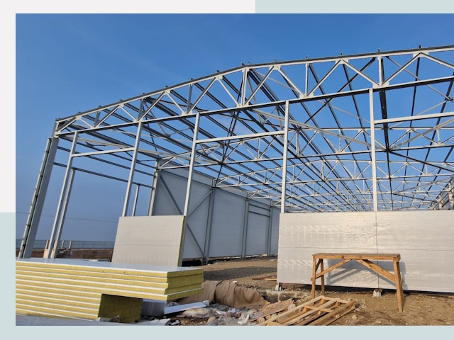 Утепленные ангары в Осинники от 615 руб. за м²