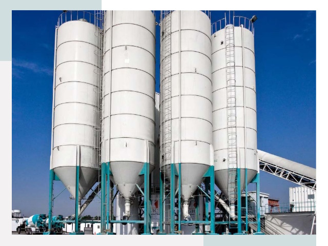 Строительство цементных силосов в Осинниках