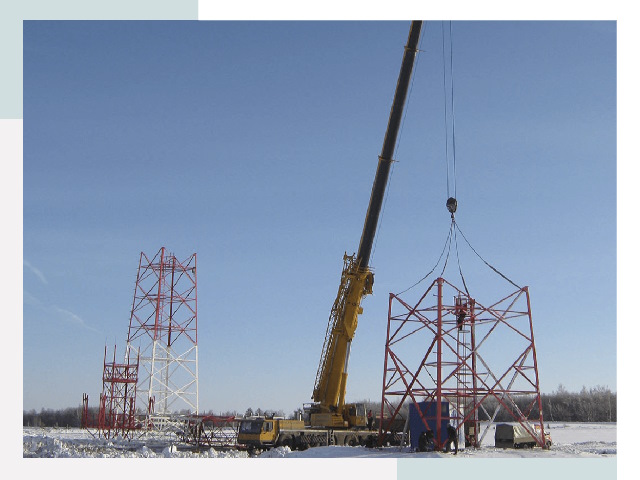 Монтаж вышек связи в Осинниках