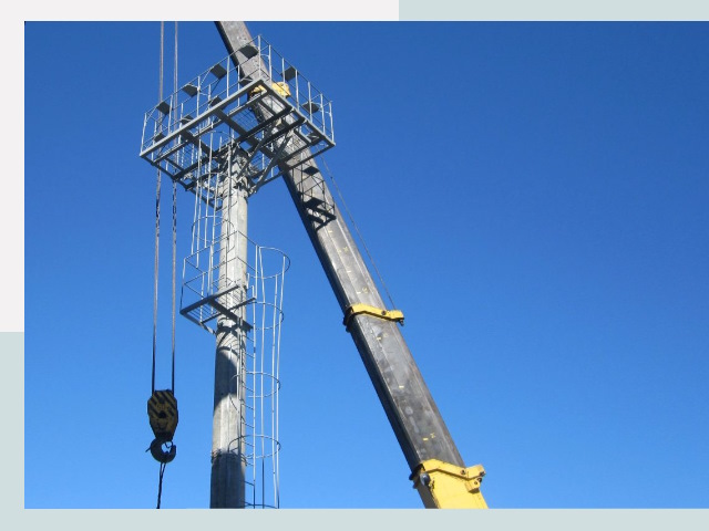 Монтаж осветительных мачт в Осинники от 615 руб.