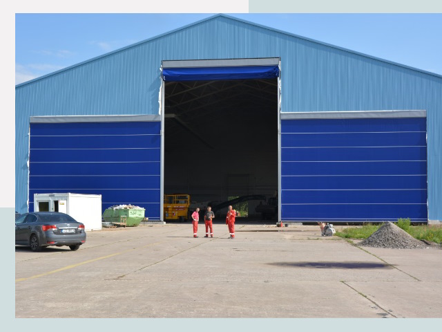 Ангарные ворота в Осинники от СтальСтрой-Снн по цене 615 руб.